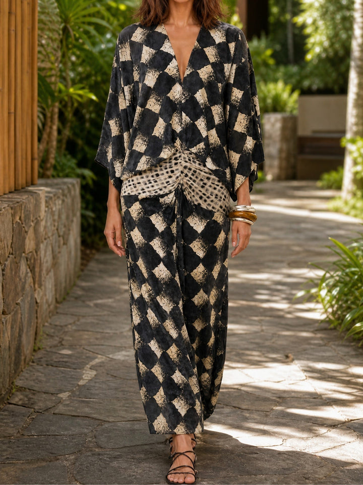 Elysette - Soft-Touch Maxi Dress