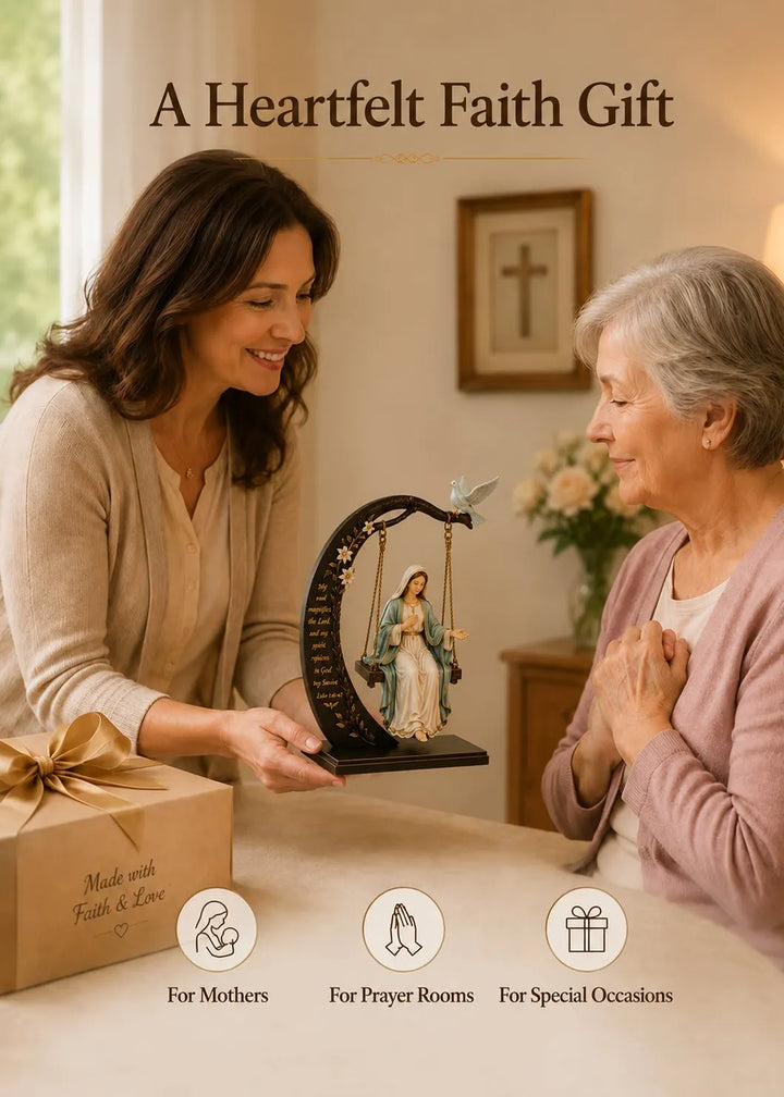 Calienne - Our Lady Swing Tabletop Statue