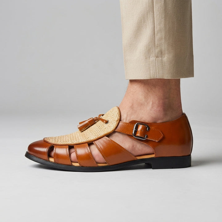 Annelina - Artisanal Closed-Toe Sandal