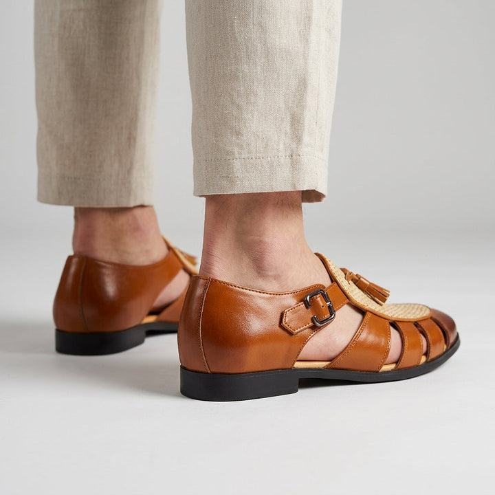 Annelina - Artisanal Closed-Toe Sandal