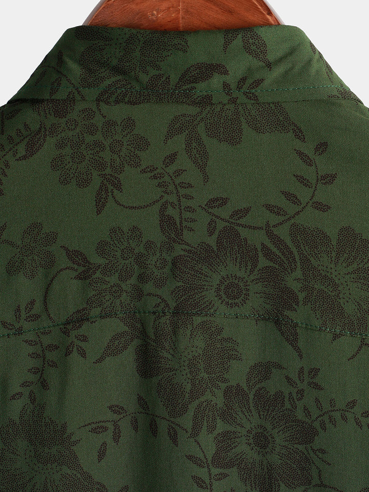 Leoric - Lightweight Short-Sleeve Floral Shirt