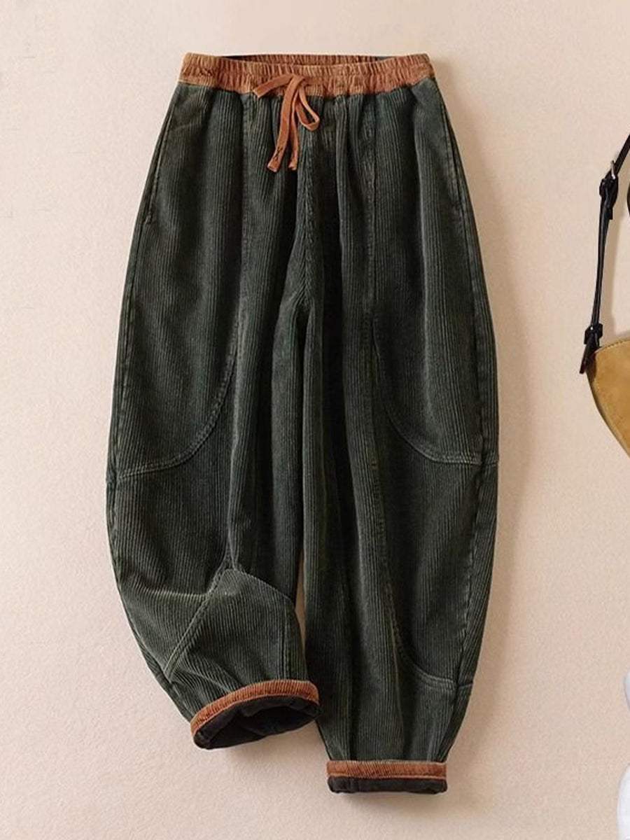 Branka - Textured Harem Trousers