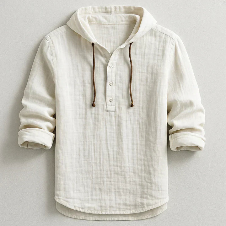Beckford - Breathable Linen Hooded Shirt