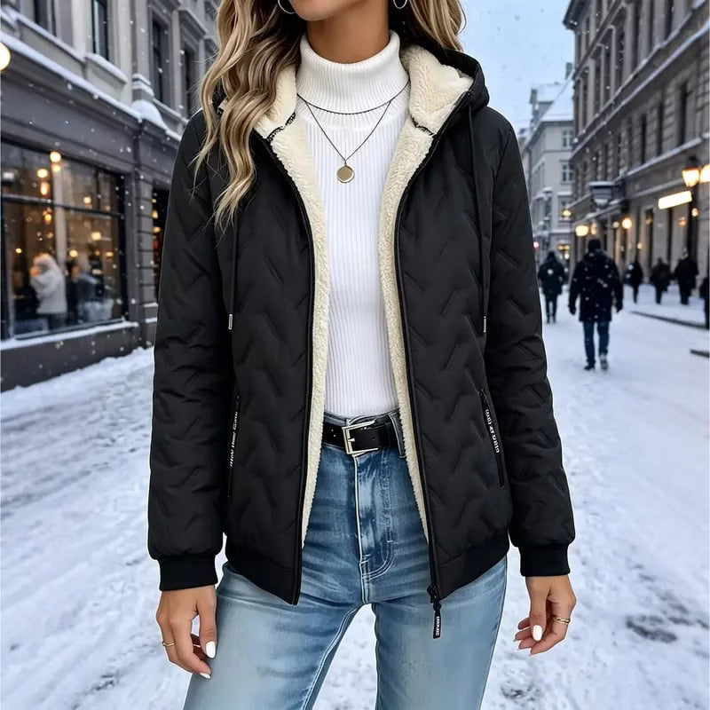 Beata - Soft-Touch Zip Hoodie