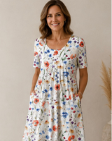 Ailith - Soft-Touch Draped Dress