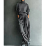 Orianna - Soft-Touch Turtleneck Two-Piece Set
