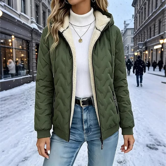Beata - Soft-Touch Zip Hoodie