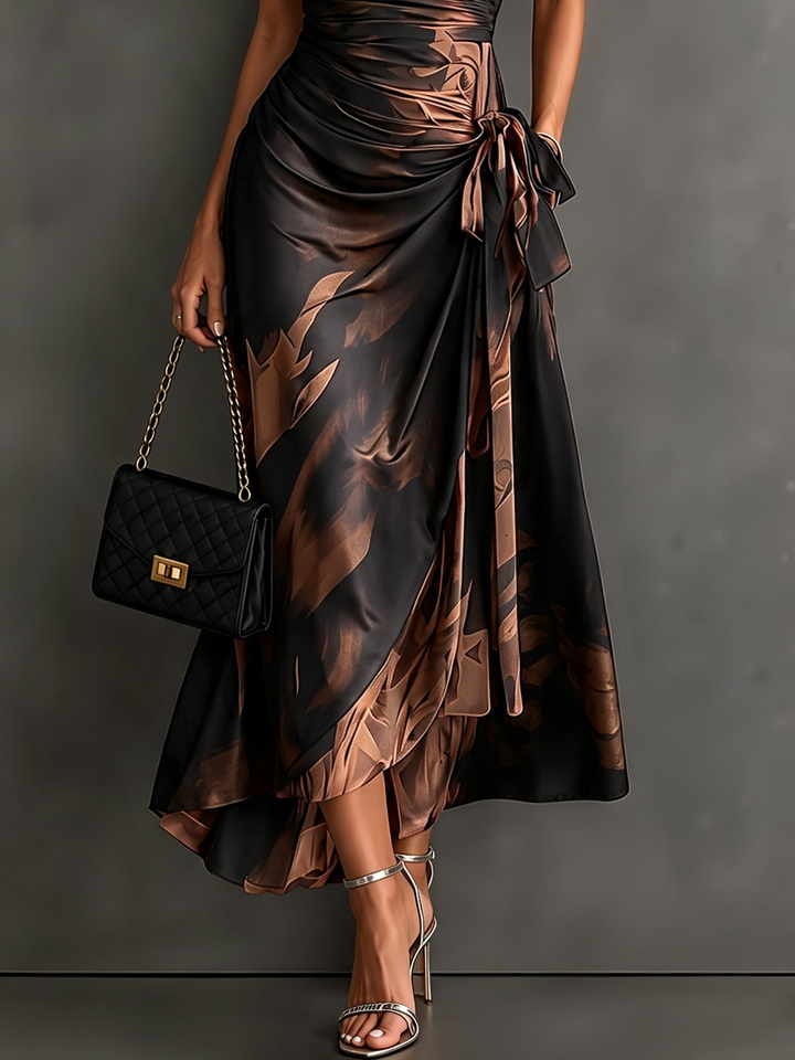 Aila - Soft-Touch Maxi Wrap Dress
