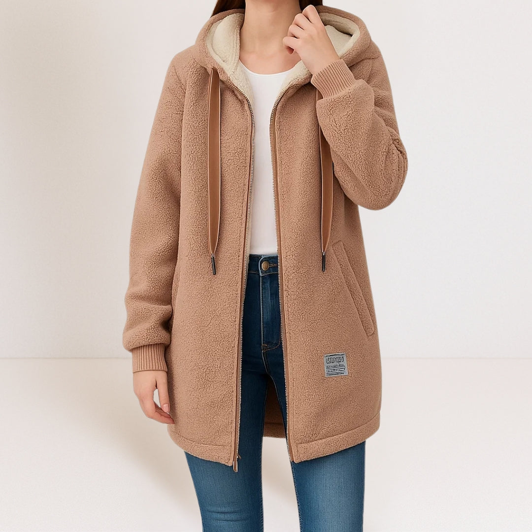 Rosie - Soft-Touch Hooded Jacket
