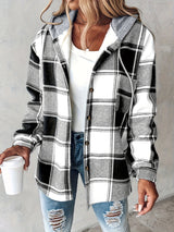 Genevessa - Soft-Touch Hooded Shacket
