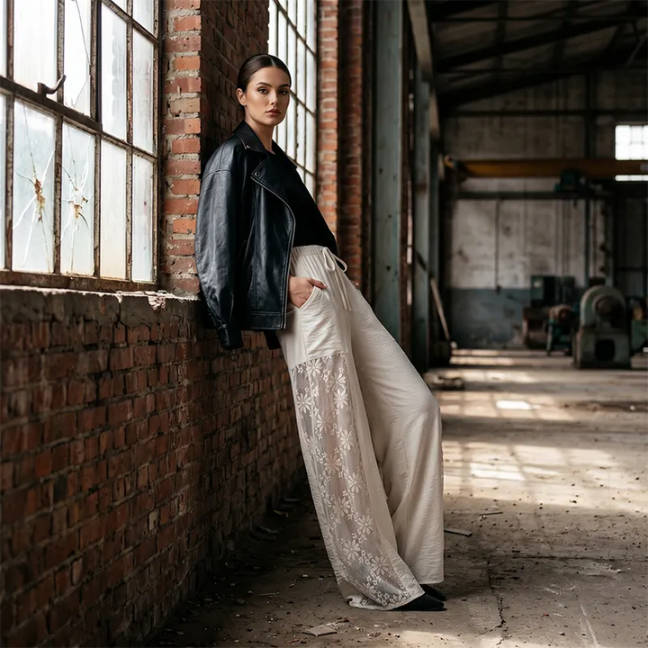 Carlotta - Lightweight Lace Trousers