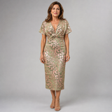 Bellisse - Textured Midi Dress