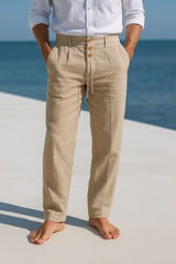 Jarven - Breathable Linen Trousers