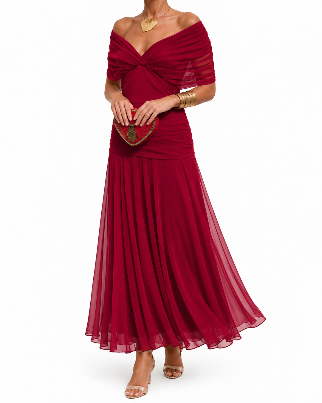Arla - Soft-Touch Mermaid Evening Dress