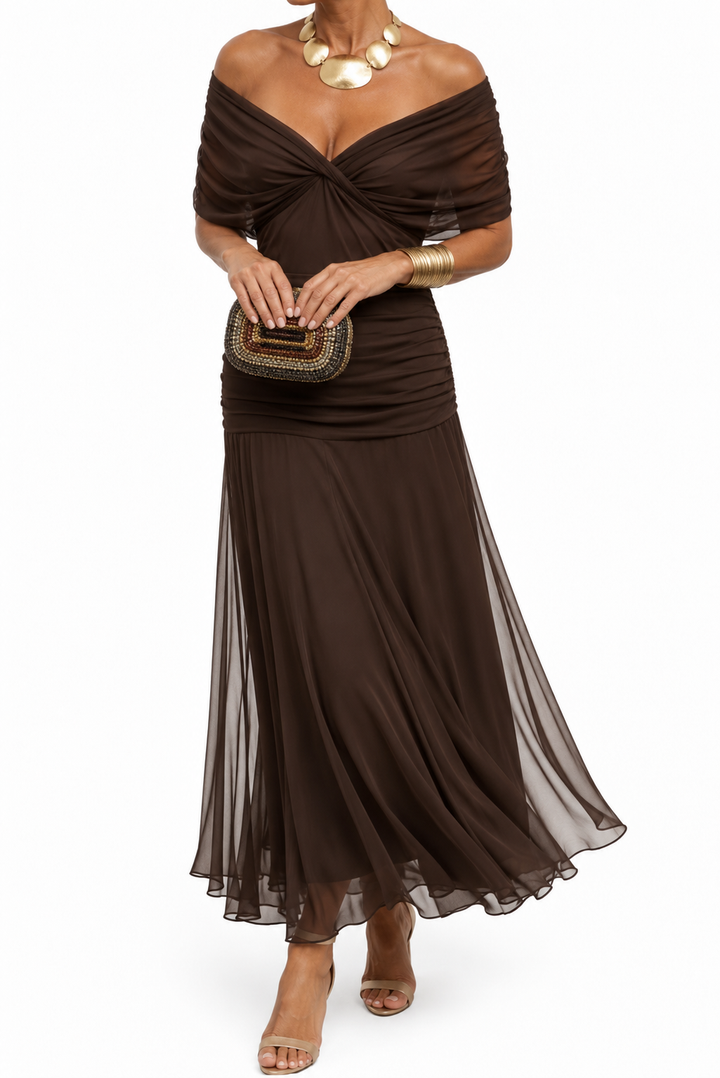 Arla - Soft-Touch Mermaid Evening Dress