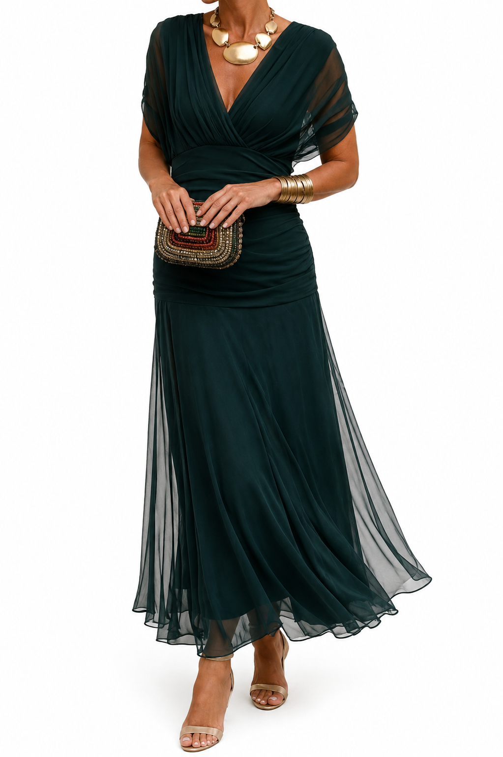 Arla - Soft-Touch Mermaid Evening Dress