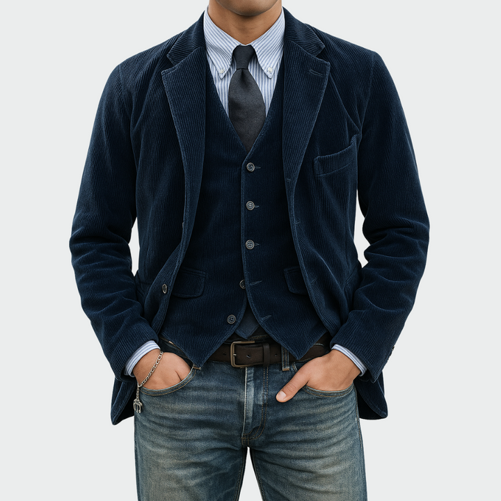 Darnor - Tailored Blazer & Waistcoat Set