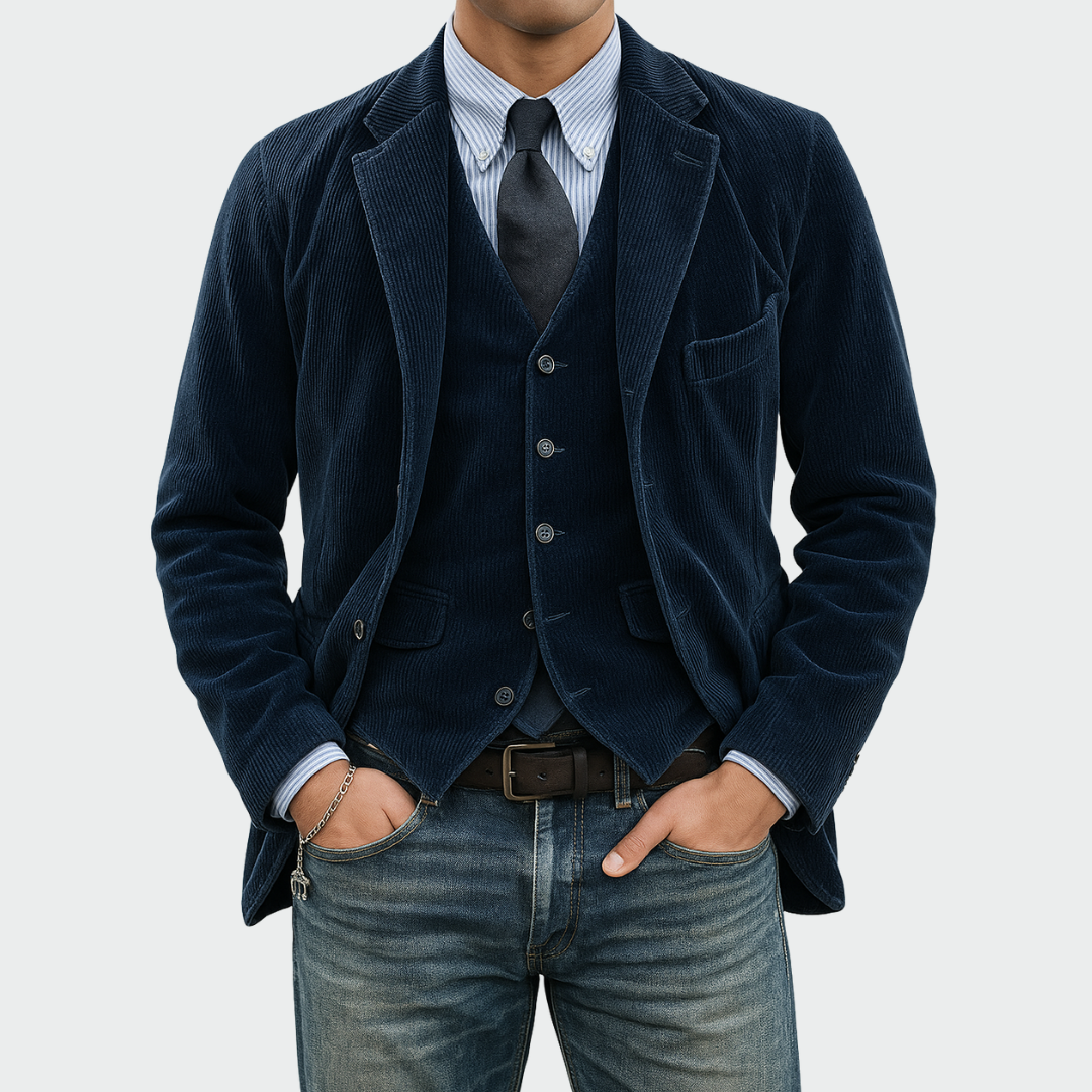 Cato - Tailored Blazer & Waistcoat Set