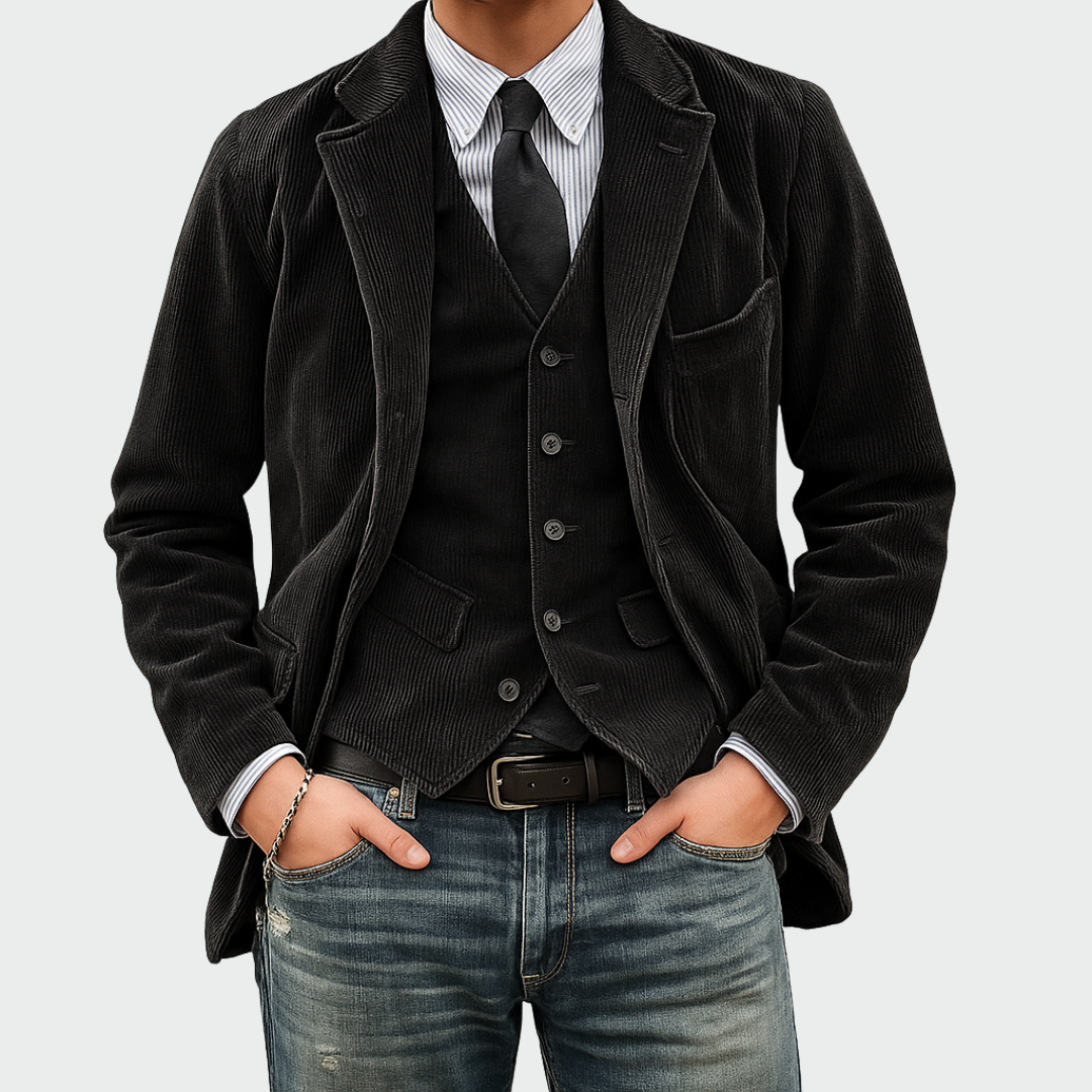 Darnor - Tailored Blazer & Waistcoat Set