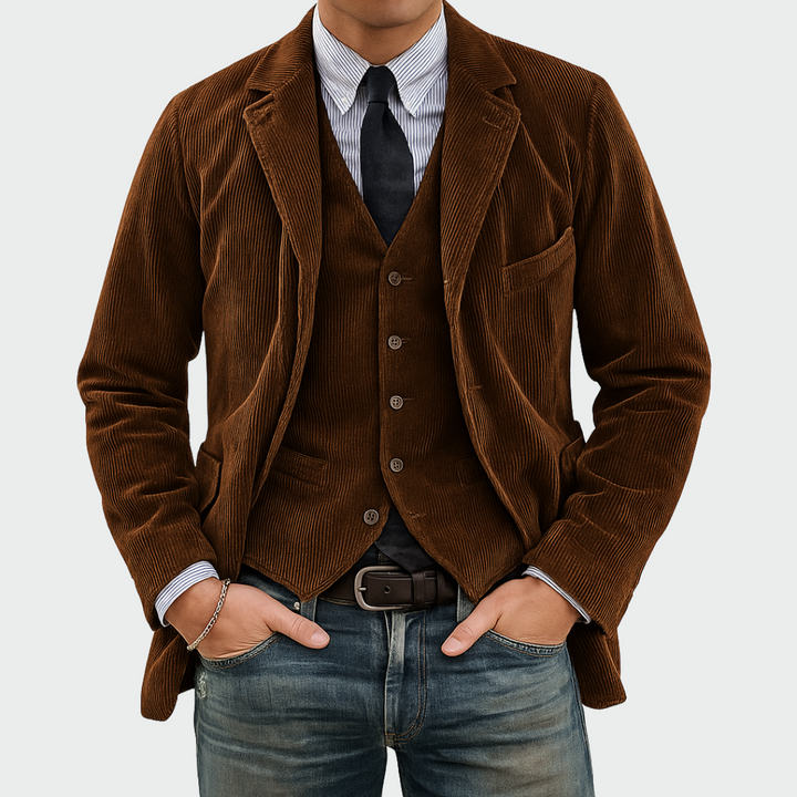 Darnor - Tailored Blazer & Waistcoat Set