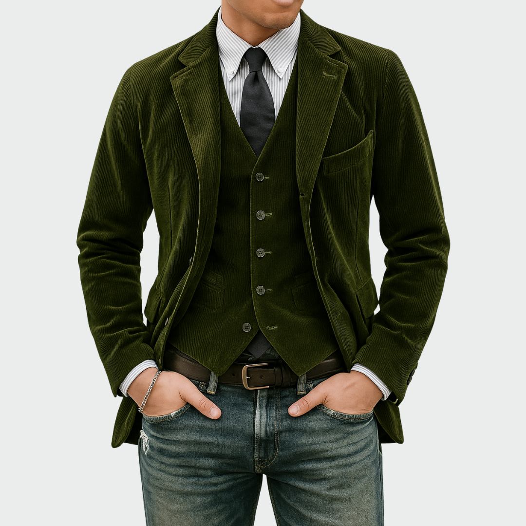 Darnor - Tailored Blazer & Waistcoat Set