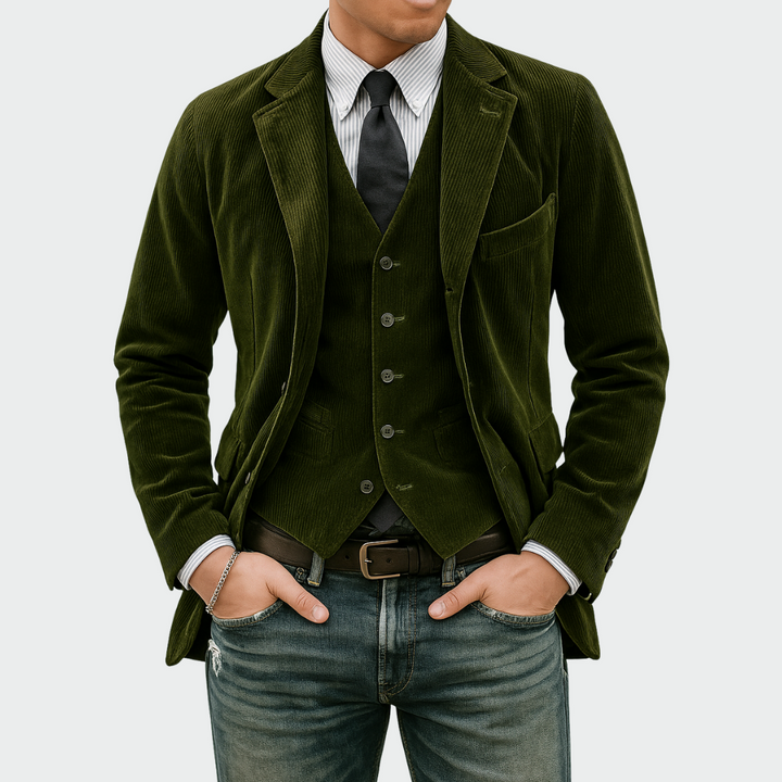 Darnor - Tailored Blazer & Waistcoat Set