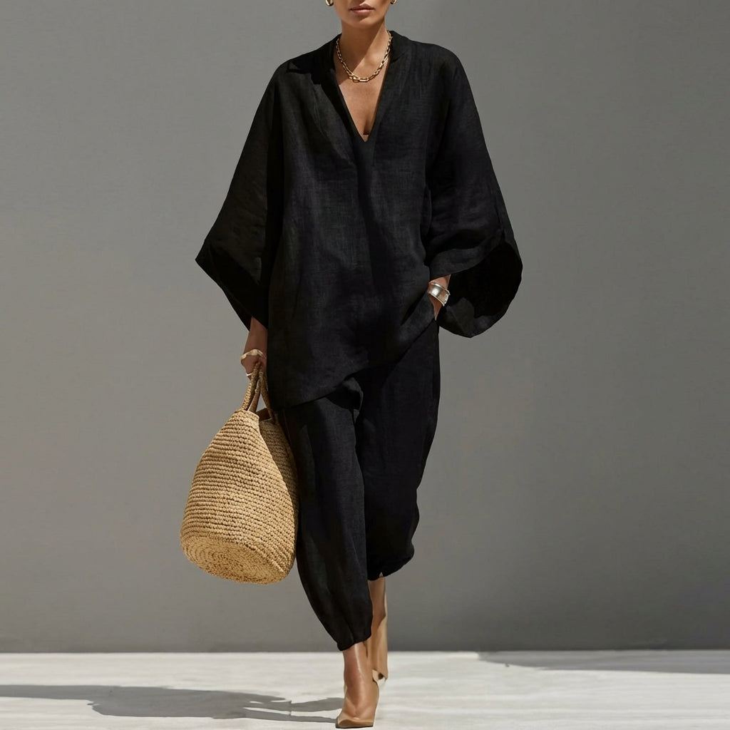 Millie - Airy Linen Two-Piece Set