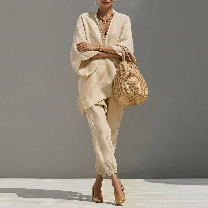 Millie - Airy Linen Two-Piece Set