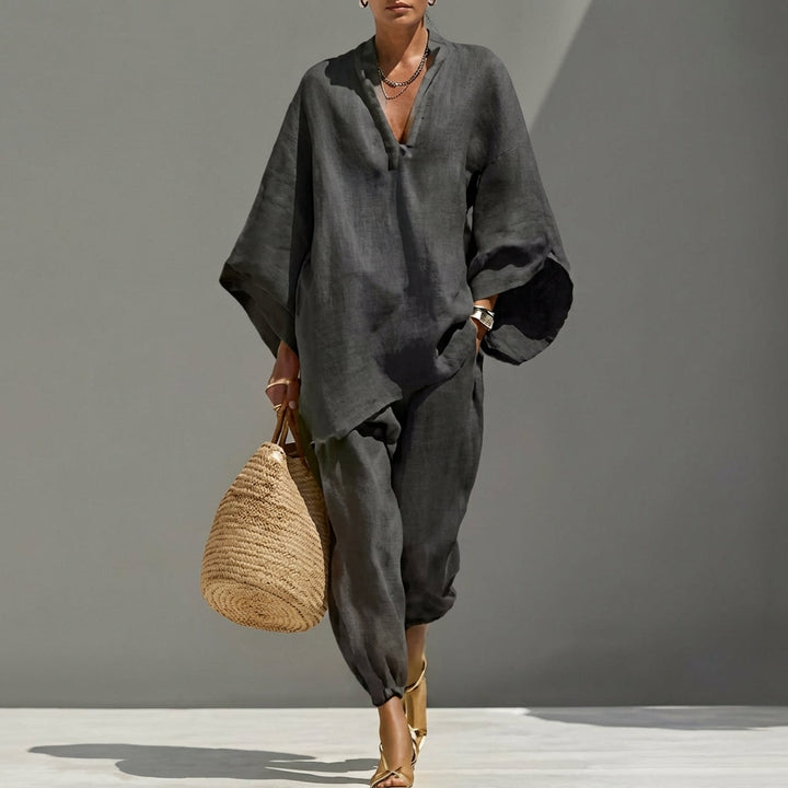 Millie - Airy Linen Two-Piece Set