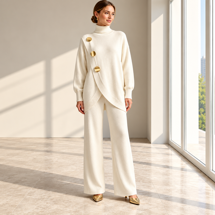 Niamh - Soft-Touch Knit Two-Piece Set