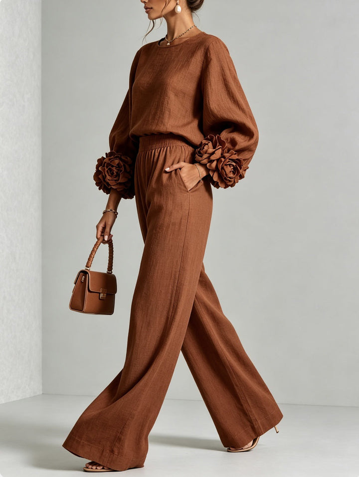 Alouenne - Airy Linen Two-Piece Set