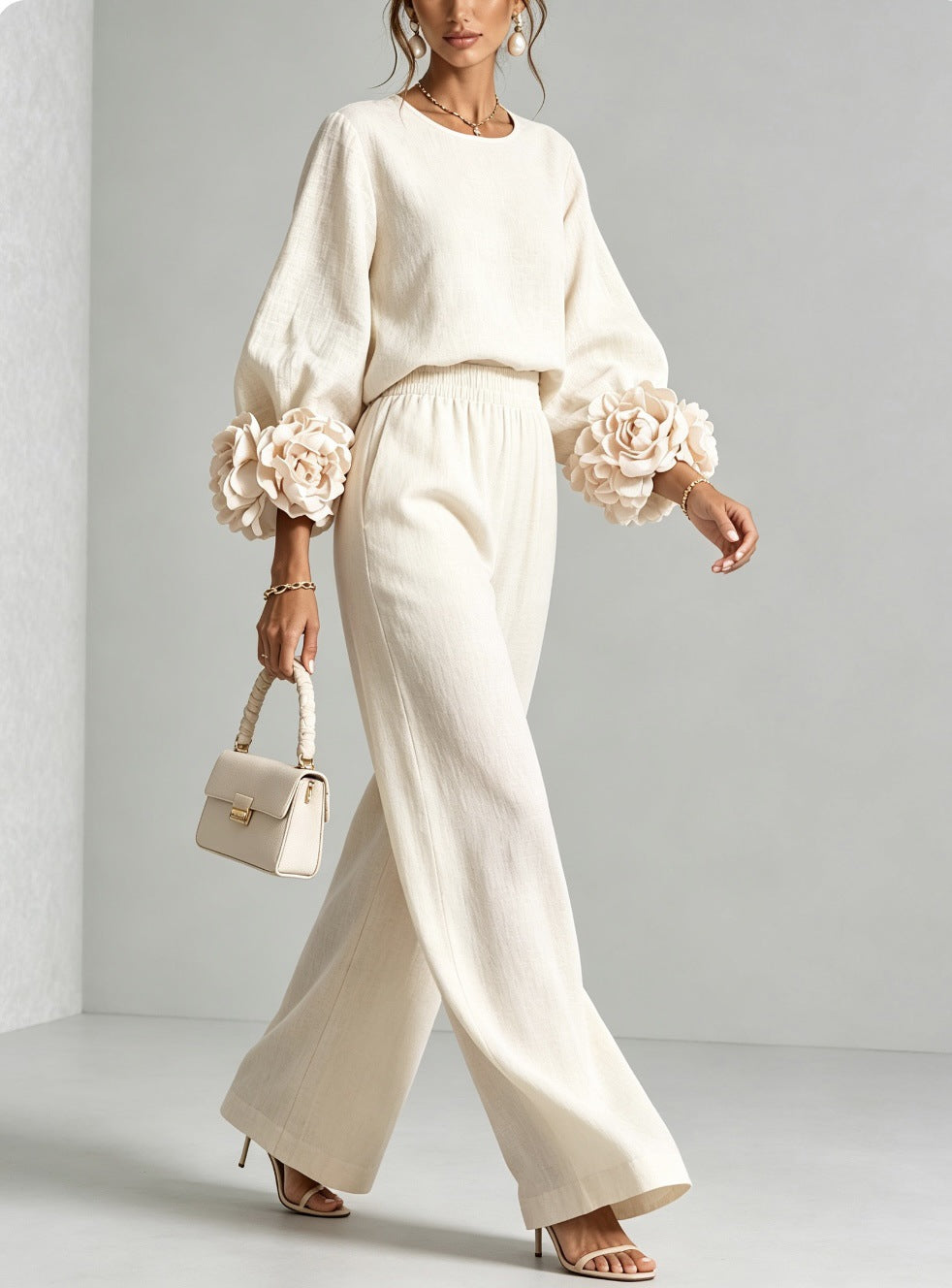 Alouenne - Airy Linen Two-Piece Set