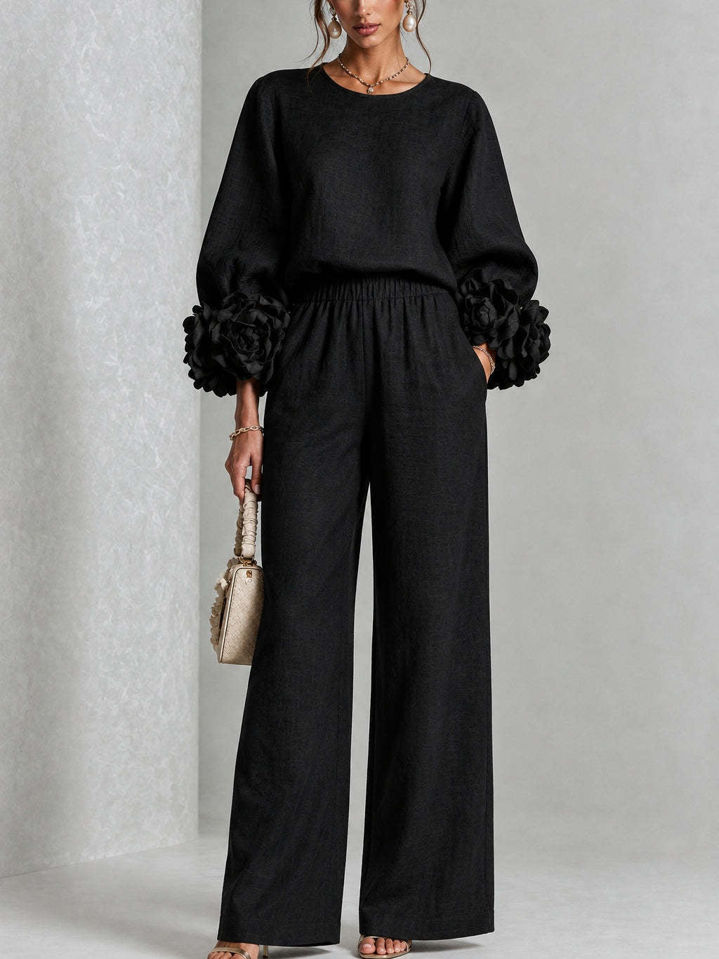 Alouenne - Airy Linen Two-Piece Set