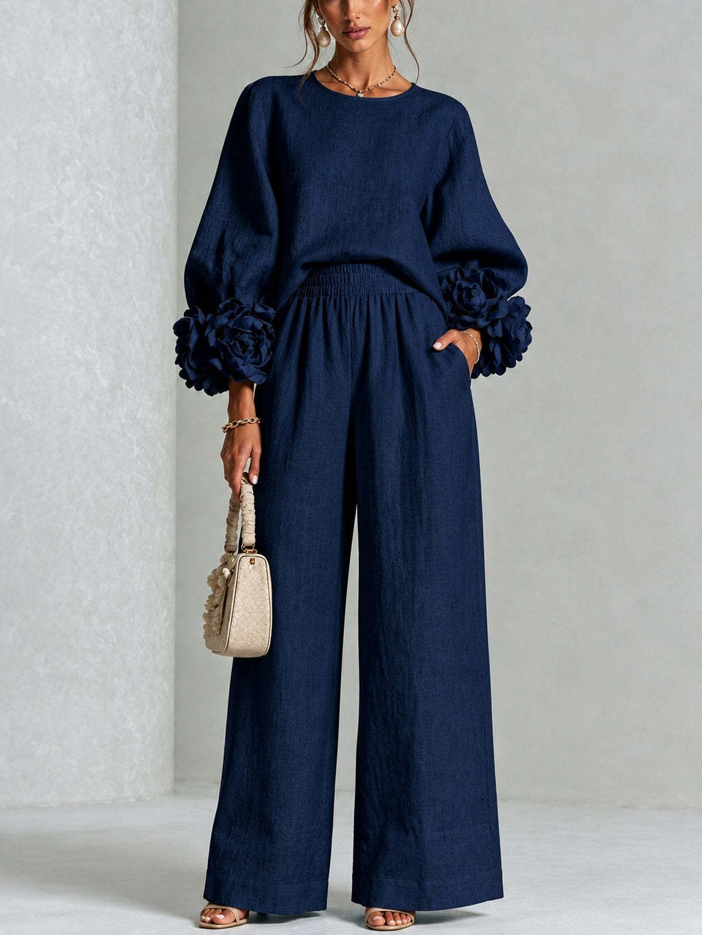 Alouenne - Airy Linen Two-Piece Set