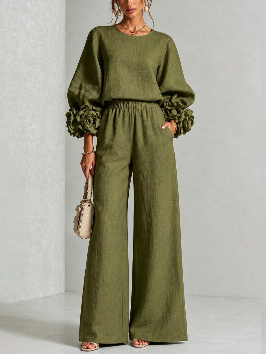 Alouenne - Airy Linen Two-Piece Set