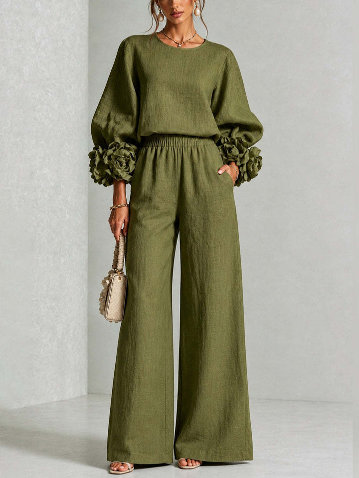 Alouenne - Airy Linen Two-Piece Set