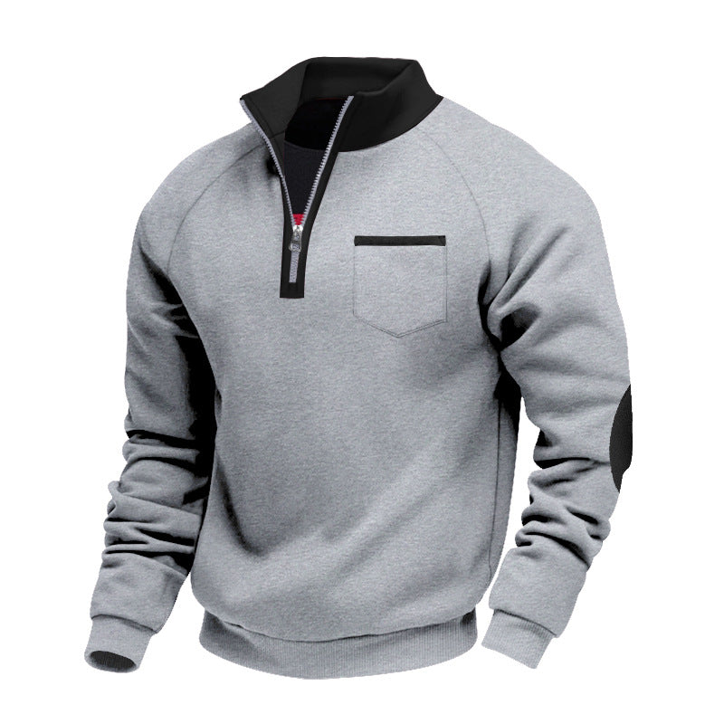 Ivervane - Soft-Touch Half-Zip Jumper