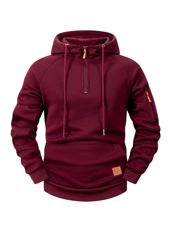 Quenford - Soft-Touch Zip-Up Hoodie