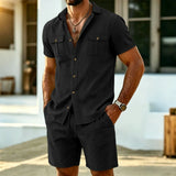 Dunley - Breezy Matching Shirt and Shorts Set