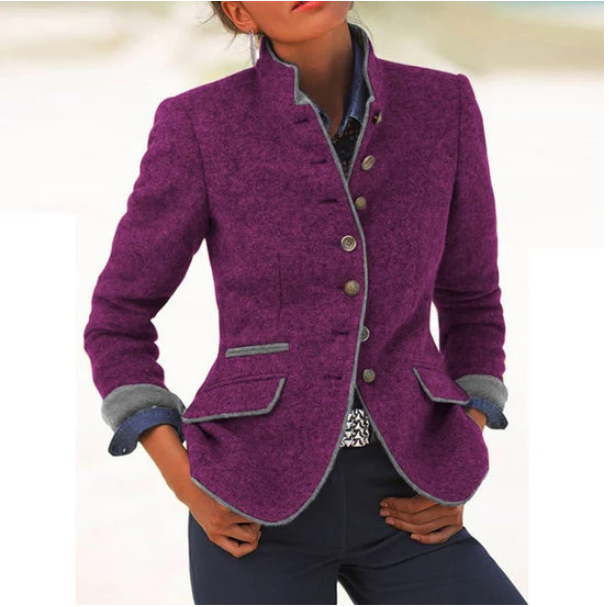 Violeta - Featherlight High-Collar Jacket