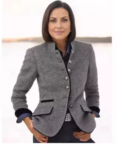 Violeta - Featherlight High-Collar Jacket