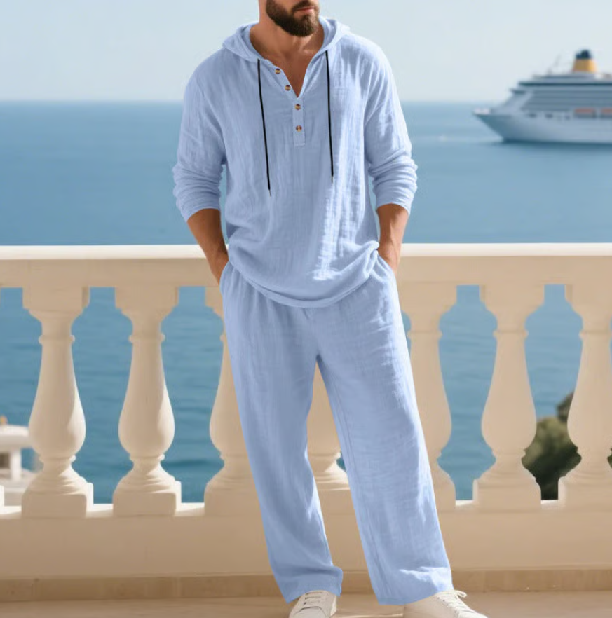 Highmore - Relaxed-Fit Linen Two-Piece Set