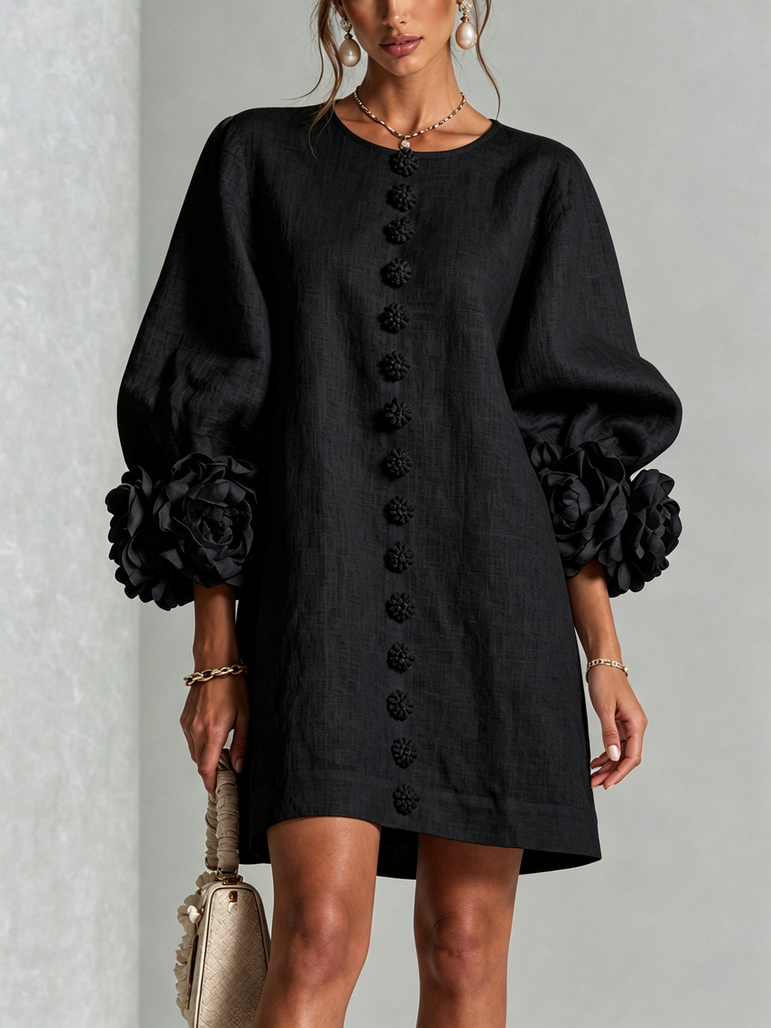 Saralyn - Sculptural Mini Dress