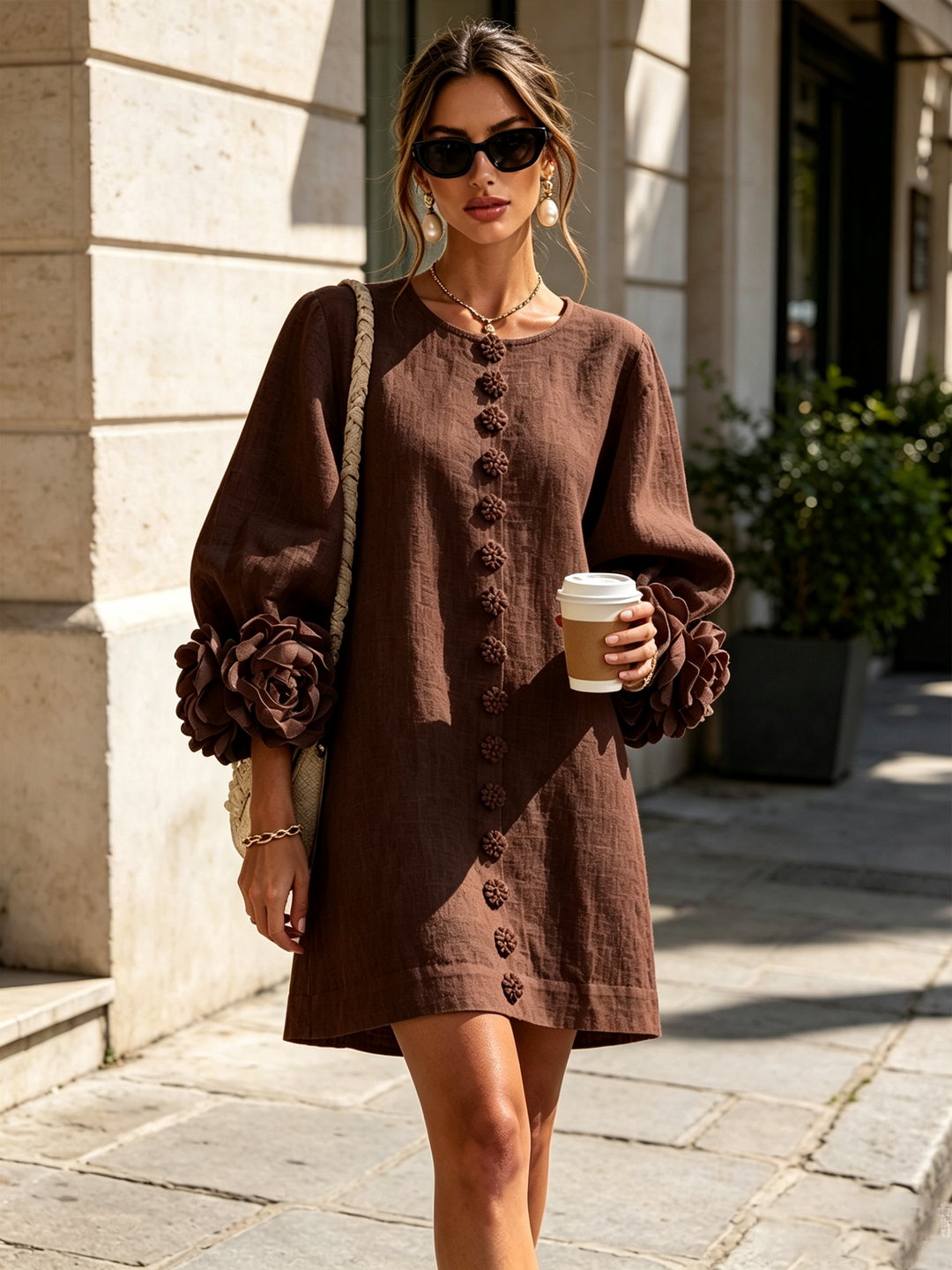 Saralyn - Sculptural Mini Dress
