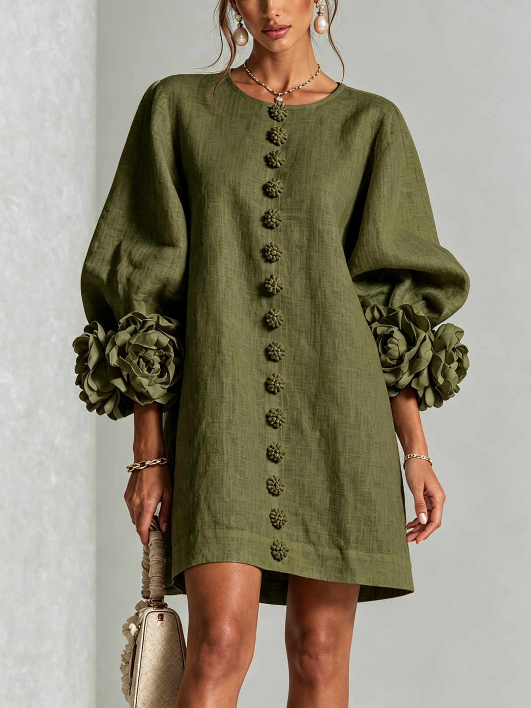 Saralyn - Sculptural Mini Dress