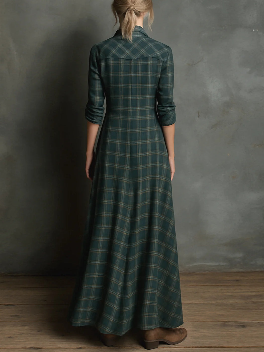 Zuri - Elegant Maxi Shirt Dress