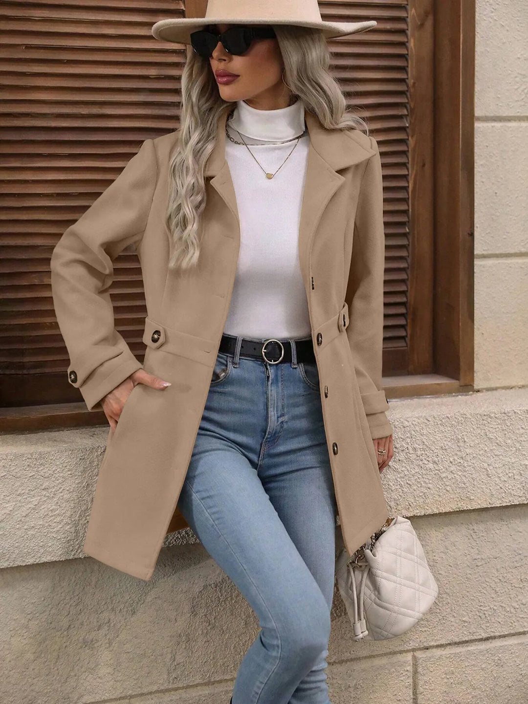 Bellona - Tailored Belted City Coat
