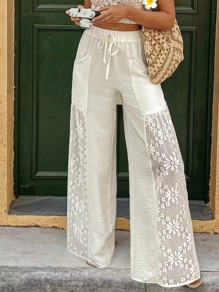 Carlotta - Lightweight Lace Trousers