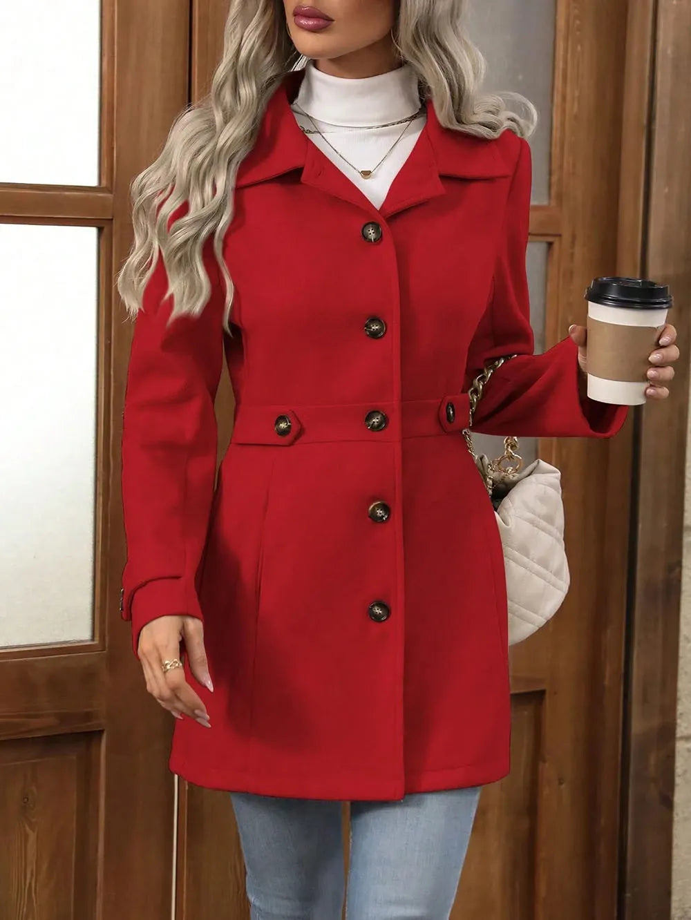 Bellona - Tailored Belted City Coat