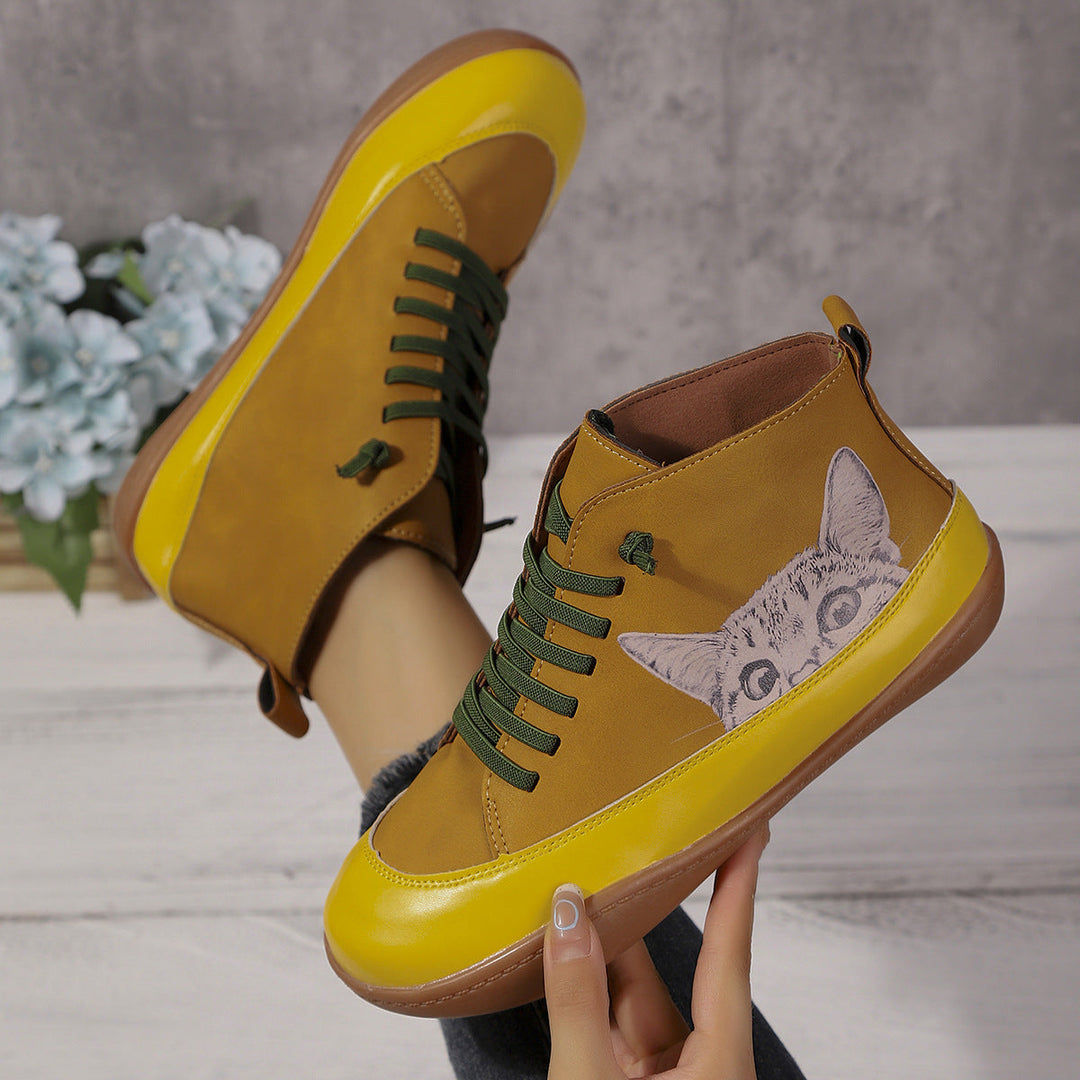 Zorelle - Cat Detail Comfort Ankle Shoes